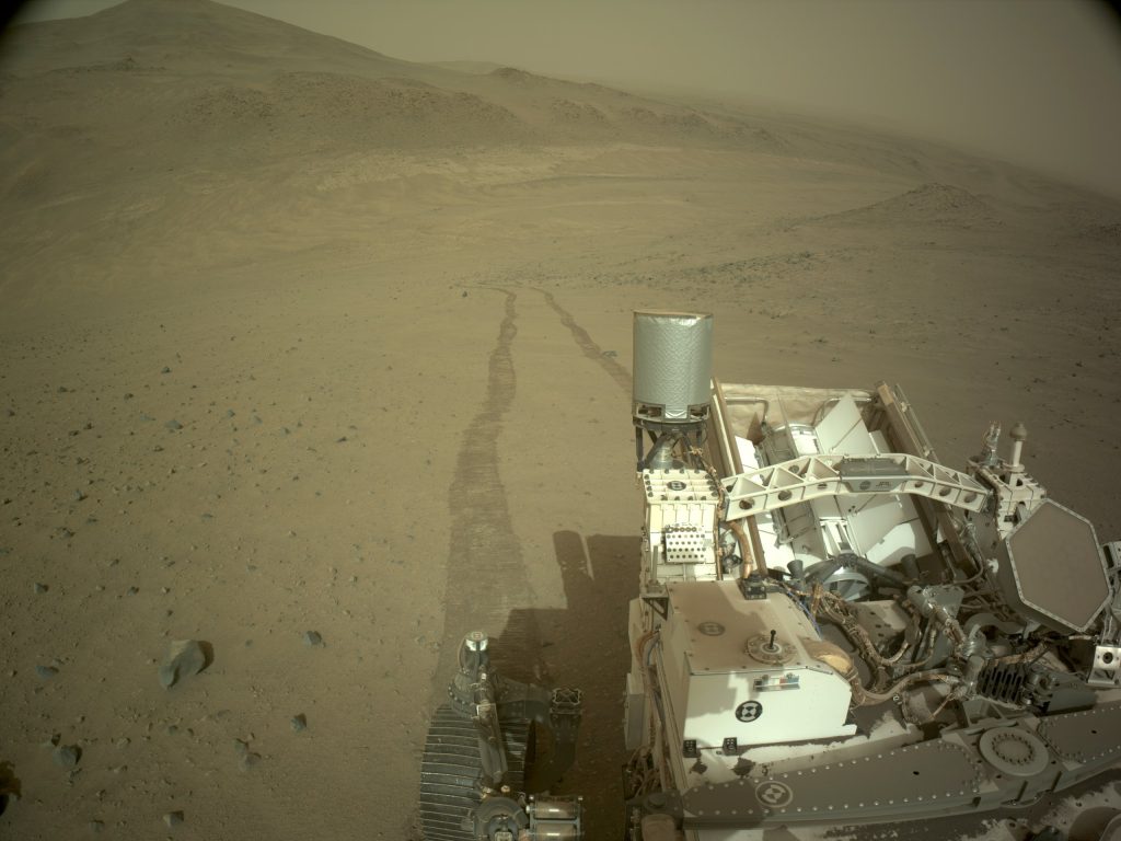 perseverance rover on mars