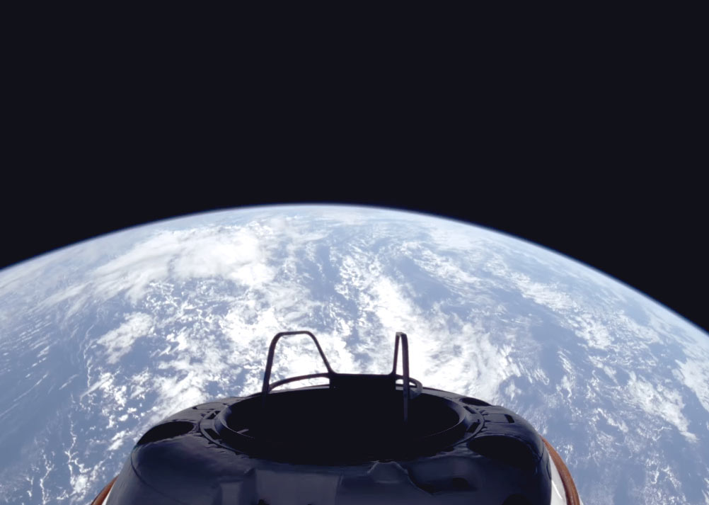 a view of earth from polaris dawn