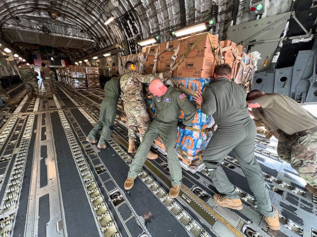 air-national-guard helps with helene damage