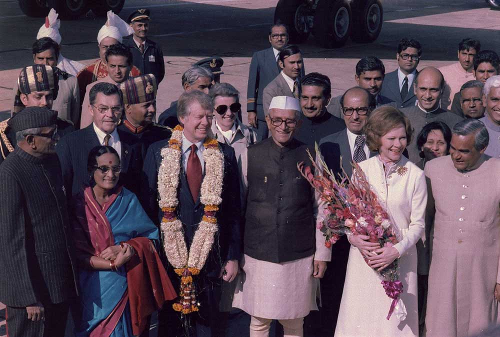 president carter in India