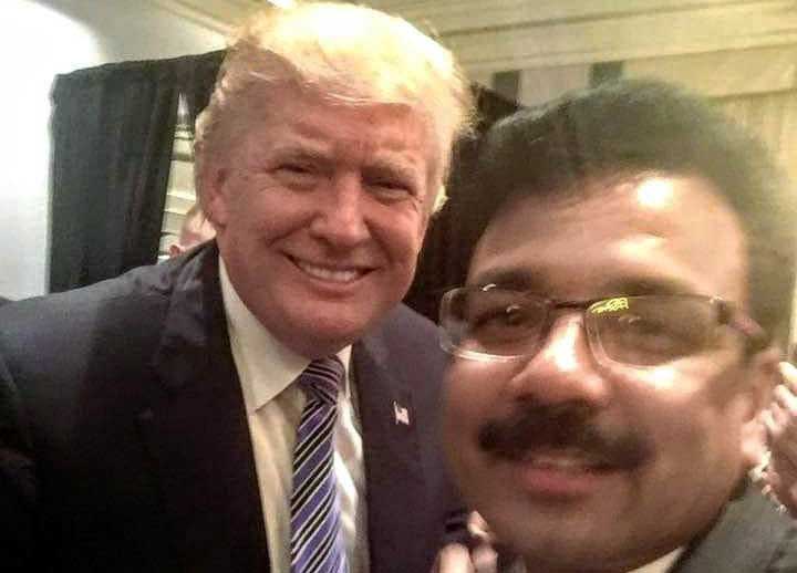 raju-chinthala-with-president-trump